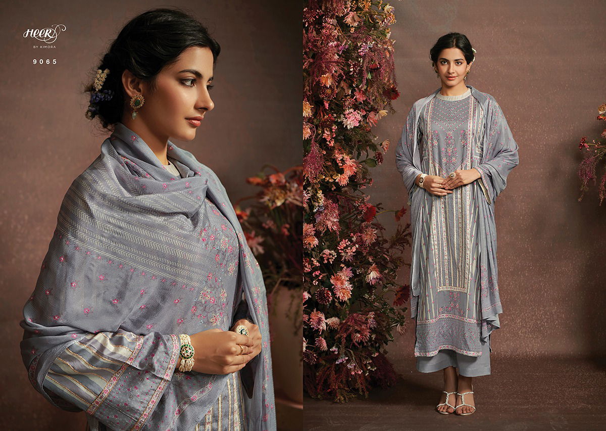 Heer Ruhana By Kimora Cotton Salwar Kameez Catalog
